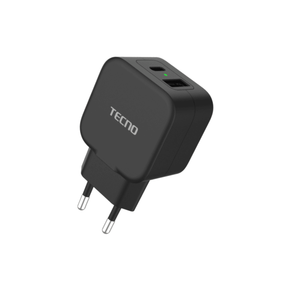 TCW-E20D Black, TECNO Charger E20D-20W